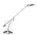 Adesso 3626-22 Trapeze Balance Arm Desk Lamp, Satin Steel/Chrome