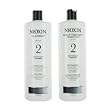 Nioxin System 2 Cleanser & Scalp Therapy DUO (33.8 Oz)