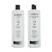 Nioxin System 2 Cleanser & Scalp Therapy DUO (33.8 Oz)