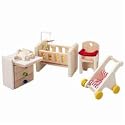 Plan Toys PLN-73291 Dolls House Nursery