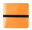 Marc By Marc Jacobs Pebble Leather Elastic Billfold Wallet Orange