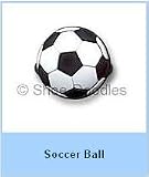 Soccer Ball Shoe Charm