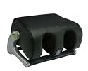 Ottoman 3.0 Massage Ottoman - Black Microsuede