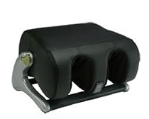Ottoman 3.0 Massage Ottoman - Black Microsuede