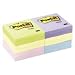 3M Post-it(R) Notes In Pastel Colors, 1 1/2in. x 2in., Pack Of 12