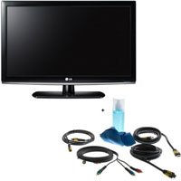 LG 22LD350 22 inch Class 720p HD LCD TV with Basic Accessory Kit (2 HDMI Cables, 1 RGB Cable, 1 Audio Cable, Plasma / LCD Clean Kit)