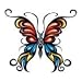 Butterfly 14 Temporary Tattoo 2x2