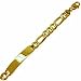 14Kt Yellow Gold Sequence Chain Men's Bracelet