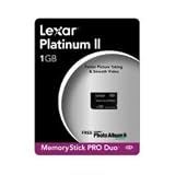 Lexar MSDP1GB-40-664 1 GB Platinum II Memory Stick Pro Duo (Retail Package)