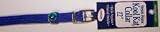 Omni Pet No.38SNB Kool Kat Nylon Collar 3/8inx12in Color Blue