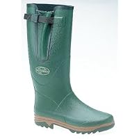 Green funky wellies