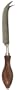 Decorative Cheese Knife With Wood Brown Fish Handle Handle Set / 2