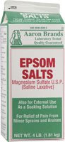 Aaron Industries Epsom Salts -- 4 lbs