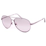 Michael Kors Aviator Sunglasses MKS101-516-58-13: Lilac/Lilac Gradient