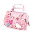 Girls Hello Kitty Pink Hang Bag Glitter Glam High Fashion Embroidered Gift Present