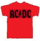AC/DC '1980' red t-shirt