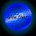 BLUE GLOW FLYER GOLF BALL ( with a 1 1/2