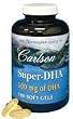 Carlson Super Dha, 180 Softgels,  Bottle