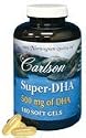 Carlson Super Dha, 180 Softgels,  Bottle