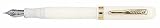 Conklin Signature Ivory w/ Gold Plated Trim Broad Point Fountain Pen - TS90-3