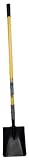 Union Tools 45161 Union Pro  Gold Heavy Duty 47 Fiberglass Handle Shovels Square Point #2 9-1/4 x 11-1/2 (F248SS)