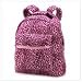 Pink Animal Leopard Print School Bag Fabric Backpack