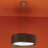 Contemporary Lamps, Dervish Mahogany-Look Hanging Pendant Light by Eurofase--Excellent customer service--see our feedback.