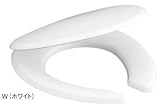 三栄水栓[SANEI] トイレ用品 便座 前割便座 【PW902-S-W】