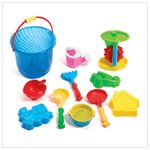 BEACH BUCKET SAND TOY SET