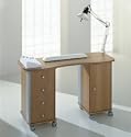 Hive - nail station vented (double) cherry wood / aluminium