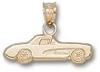 Chevy Corvette C1 Silhouette 1/4" Charm/Pendant -14K/10K, Stainless Steel or Gold Plated