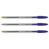 Bic Cristal Medium 1.0mm Ball Pen Box of 50 - Blue
