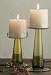 Lily Wheat Pillar Candle Holder Set