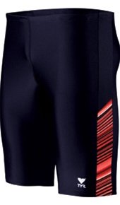 TYR Men's Thor Splice Jammer, Navy/Red, 30 -Inch