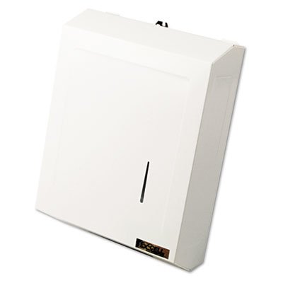 Ex-Cell C-Fold or Multifold Towel Dispenser, 11 1/4 x 4 x 15 1/2, White Enamel (242W)