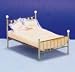 Dollhouse furniture Bedroom Brass Double Bed Jill