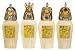 Egyptian Canopic Jars (Set Of 4) - Collectible Figurine Statue Figure