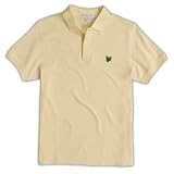 Lyle & Scott Green Eagle Polo Shirt (XX-Large, Lemon)