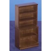 Dollhouse Miniature Walnut Store Shelving