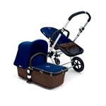 Bugaboo Cameleon Stroller - Dark BrownBase - Dark Blue Fleece