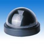 Imitation Dome Security Camera with red LED blinking light