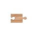 Melissa and Doug 2in Wooden Straight Train Track Set (6 pack)