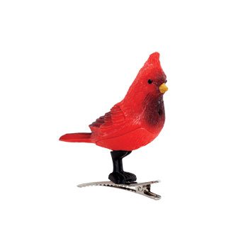 Red Cardinal Christmas Ornament – Chirps When It Senses Motion