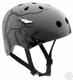 2008 Pryme 8 BMX/Skate Helmet Grey Raven TAT2 XS/Sm 136441