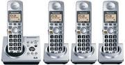 Panasonic KX-TG1034-PK Cordless DECT 6.0 Phone System 4 Handsets
