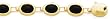 14k Gold & Black Onyx Bracelet- 7 IN