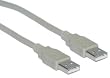 USB Type A Male / Type A Male Cable, 2.0 Version, 3 ft