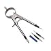LEO77800 Bow Compass, Interchangeable Lead/Ink Pen, 1/PK (LEO77800) Qty-2