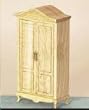 Dollhouse Miniature Victorian Closet in Natural Finish