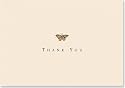 Gold Butterfly Thank You Notes (Stationery, Note Cards) (Note Card Series)